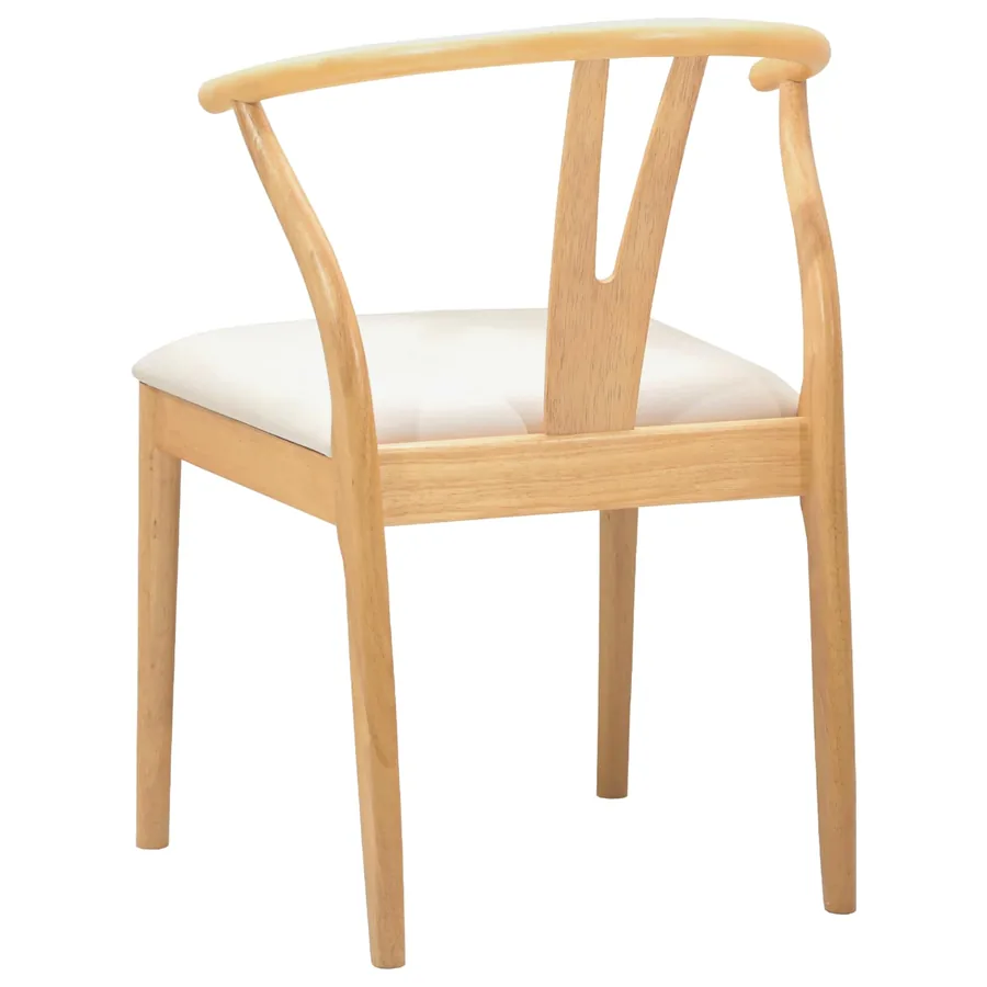 Chaise de salle à manger 2 pcs Naturel et clair - 7