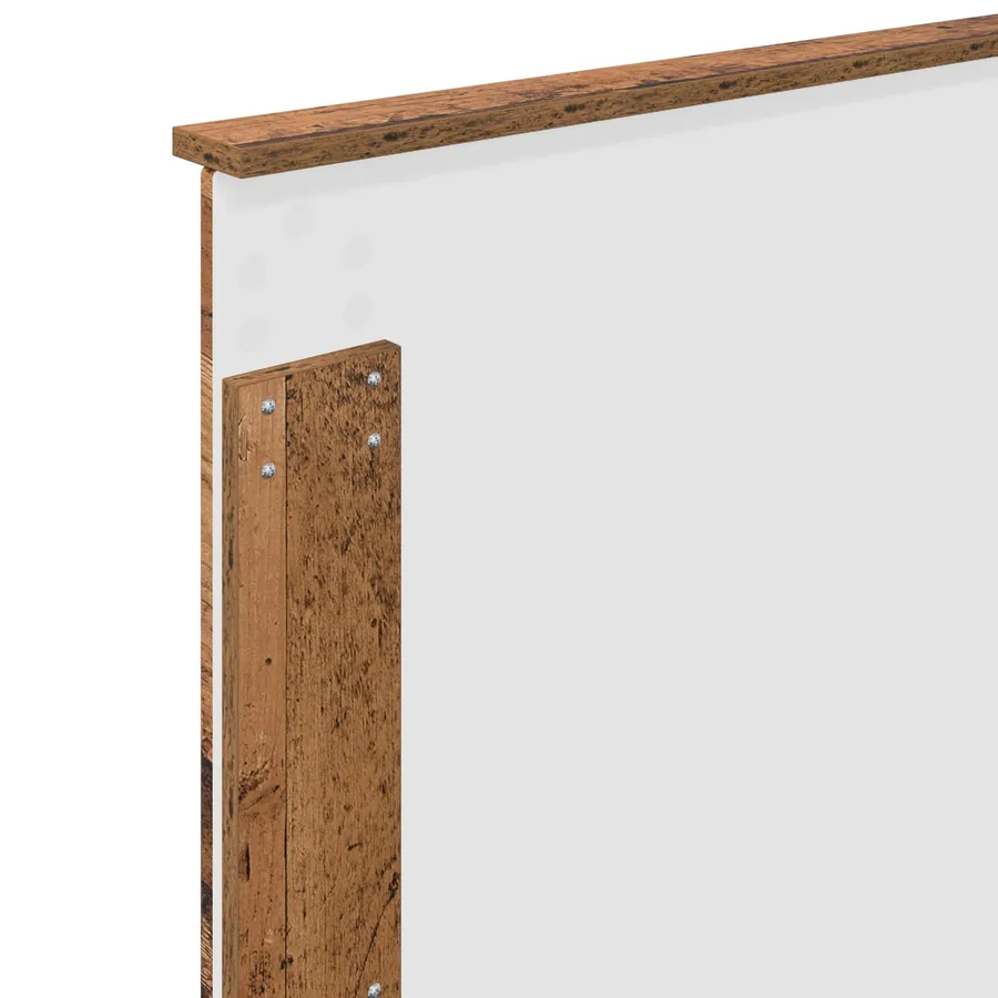 Cadre de lit Bois ancien 75 x 190 cm Pin massif - 11