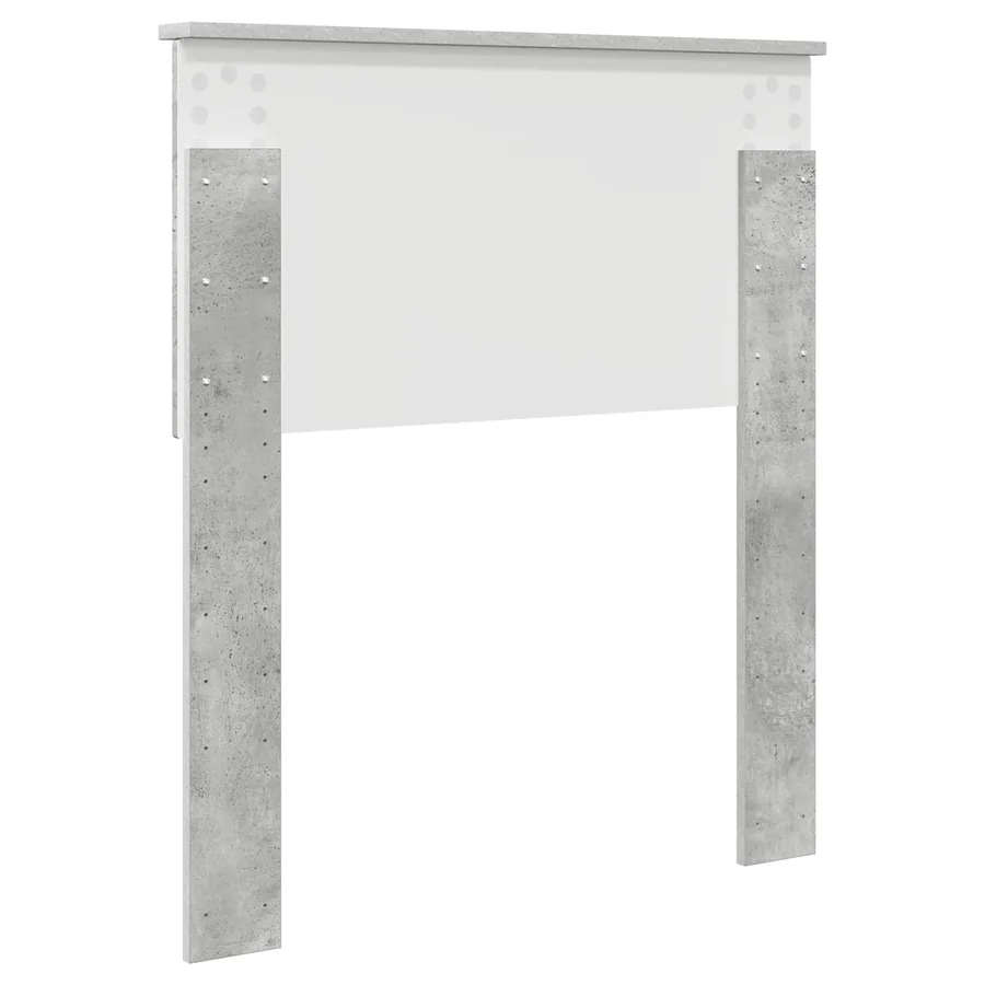 Tête de lit Gris béton Bois d'ingénierie - 6