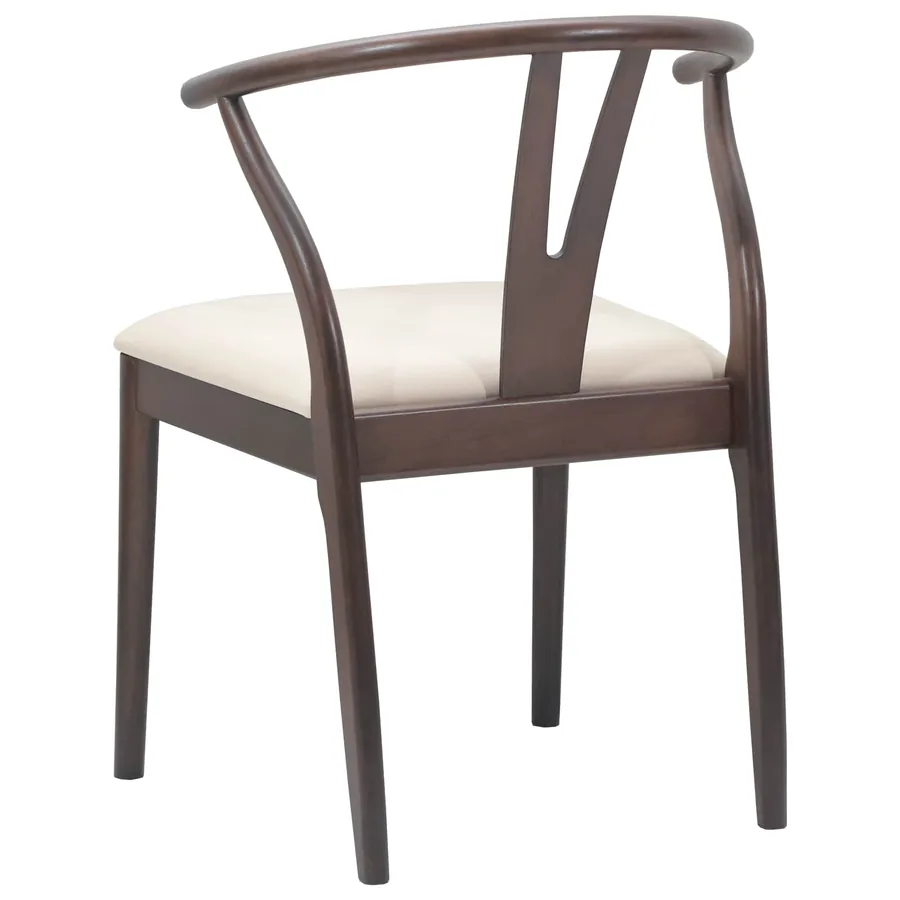 Chaise de salle à manger 2 pcs Marron clair et clair - 7