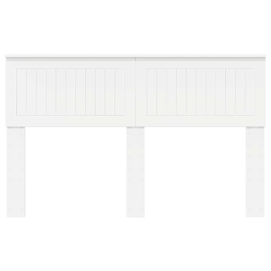 Tête de lit Blanc Bois d'ingénierie - 4