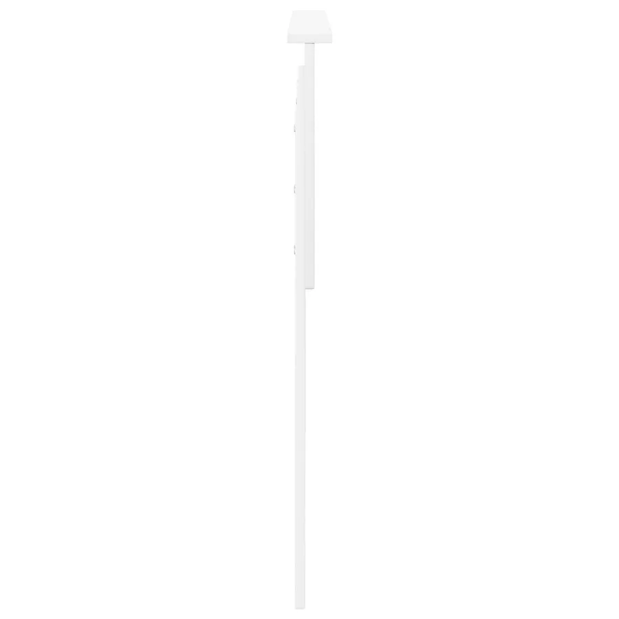 Tête de lit Blanc Bois d'ingénierie - 5