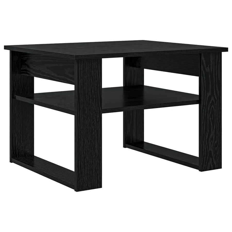 Table basse Chêne noir 64 x 54 x 44 cm Bois d'ingénierie - 7