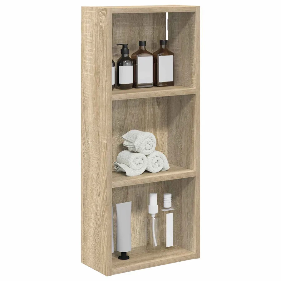 Armoire murale de salle de bain Chêne Sonoma 30 x 14 x 70 cm - 3