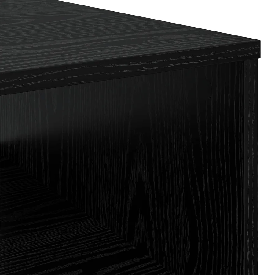 Table basse Chêne noir 95 x 55 x 31 cm Bois d'ingénierie - 10