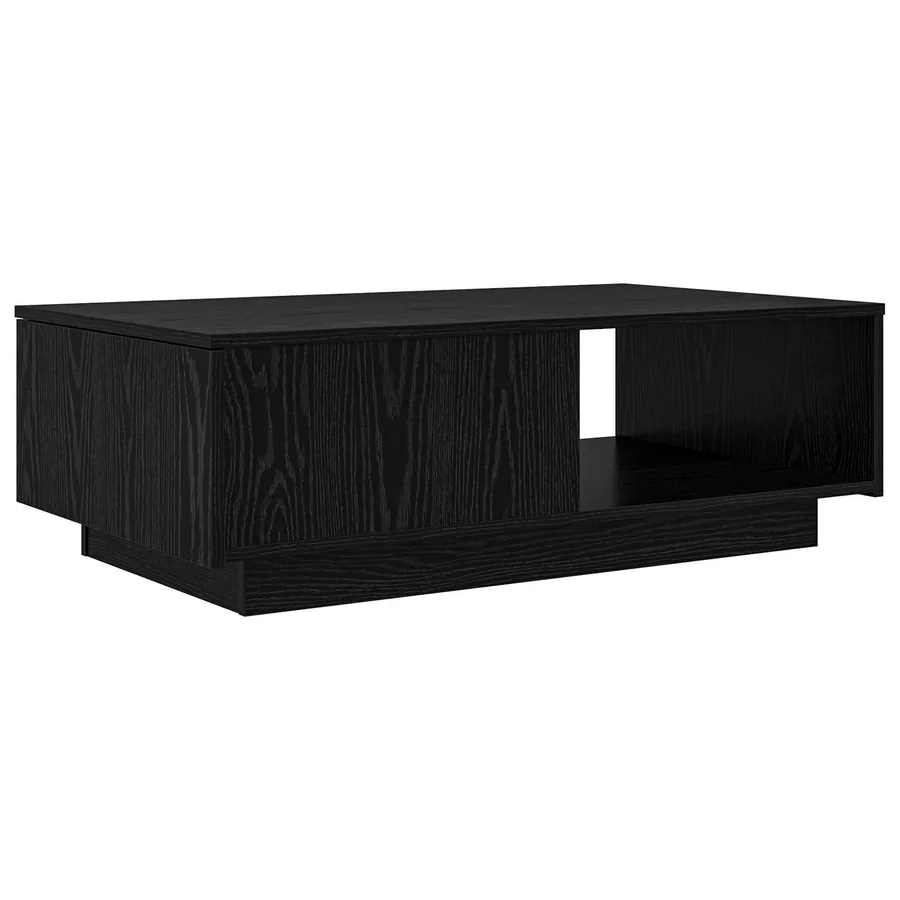 Table basse Chêne noir 95 x 55 x 31 cm Bois d'ingénierie - 2