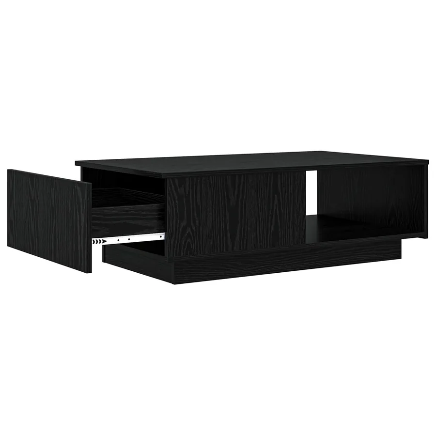 Table basse Chêne noir 95 x 55 x 31 cm Bois d'ingénierie - 5