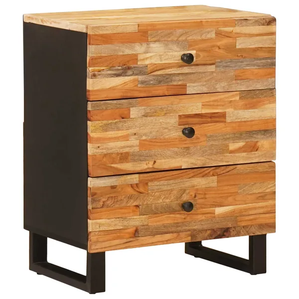 Armoire de lit Marron 50 x 33 x 62 cm Bois de mangue massif