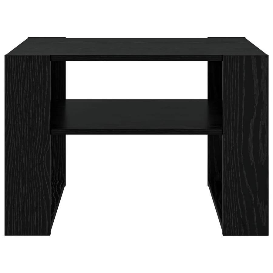Table basse Chêne noir 66 x 53 x 45 cm Bois d'ingénierie - 5