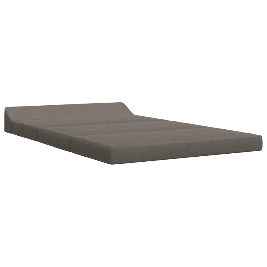 Canapé-lit pliable Gris clair 120 x 60 x 49 cm Tissu - 2