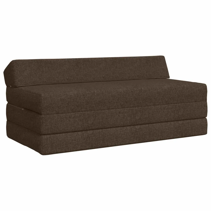 Canapé-lit pliable Taupe 120 x 60 x 49 cm Tissu