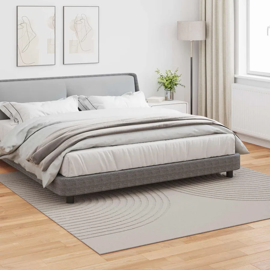 Tapis de surface Carré GALATI Crème 240 x 240 cm Polyester - 3