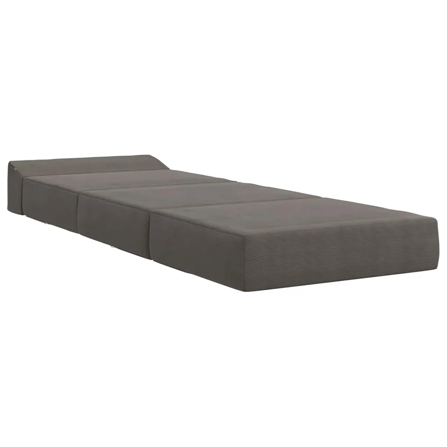 Canapé-lit pliable Gris clair 200 x 70 x 15 cm - 3