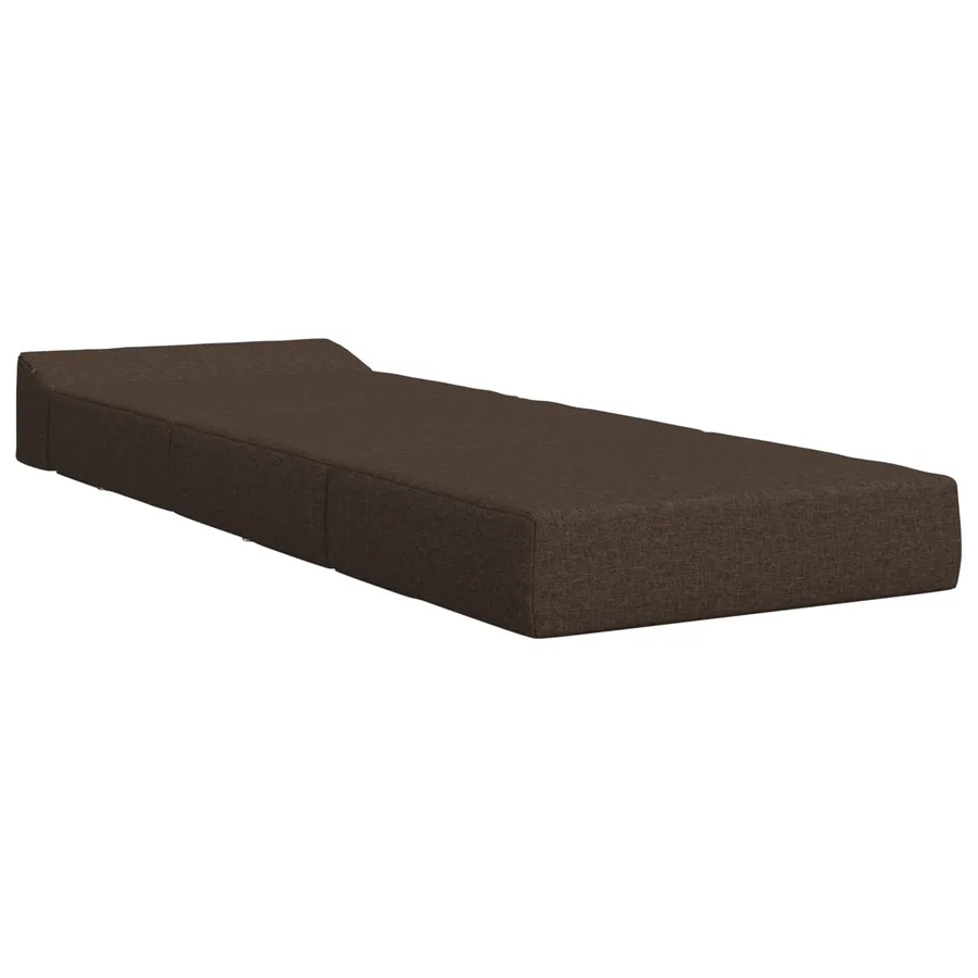 Canapé-lit pliable Taupe 200 x 70 x 15 cm Tissu - 3