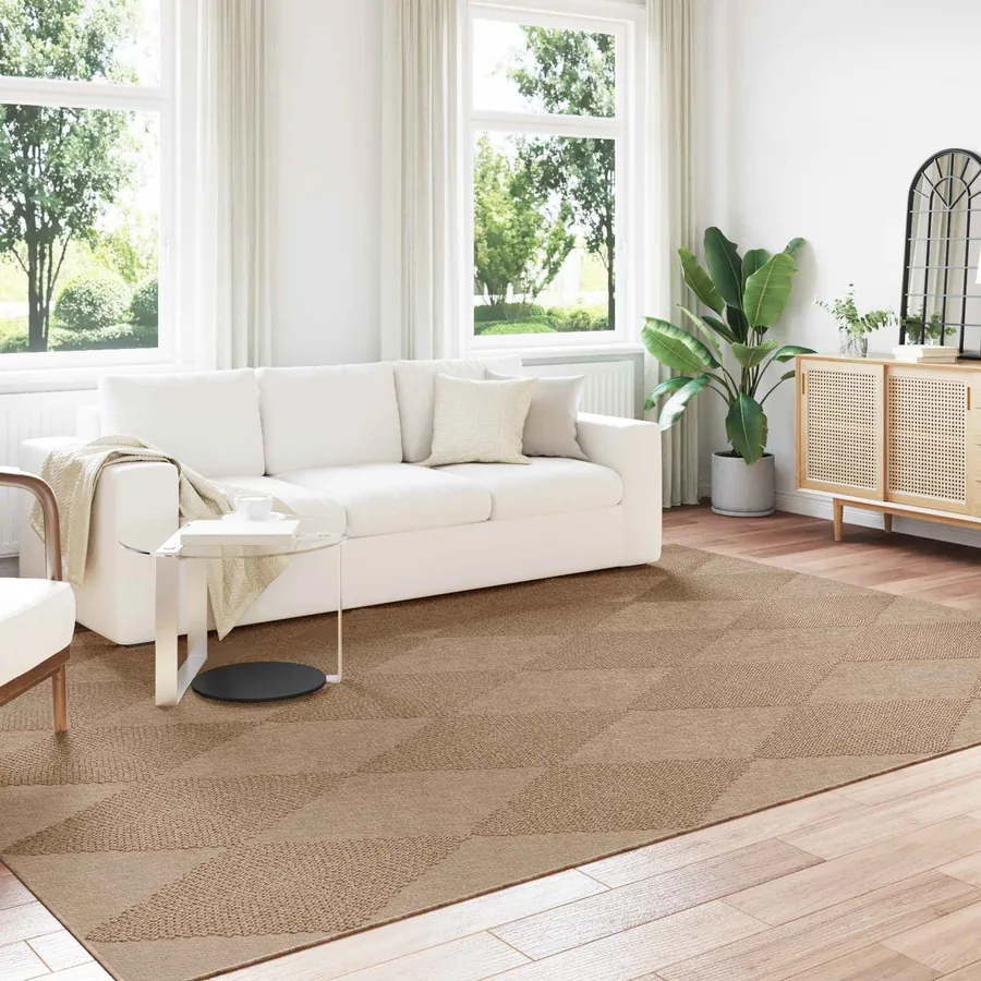 Tapis de surface AGIRA Naturel 340 x 240 cm Polyester
