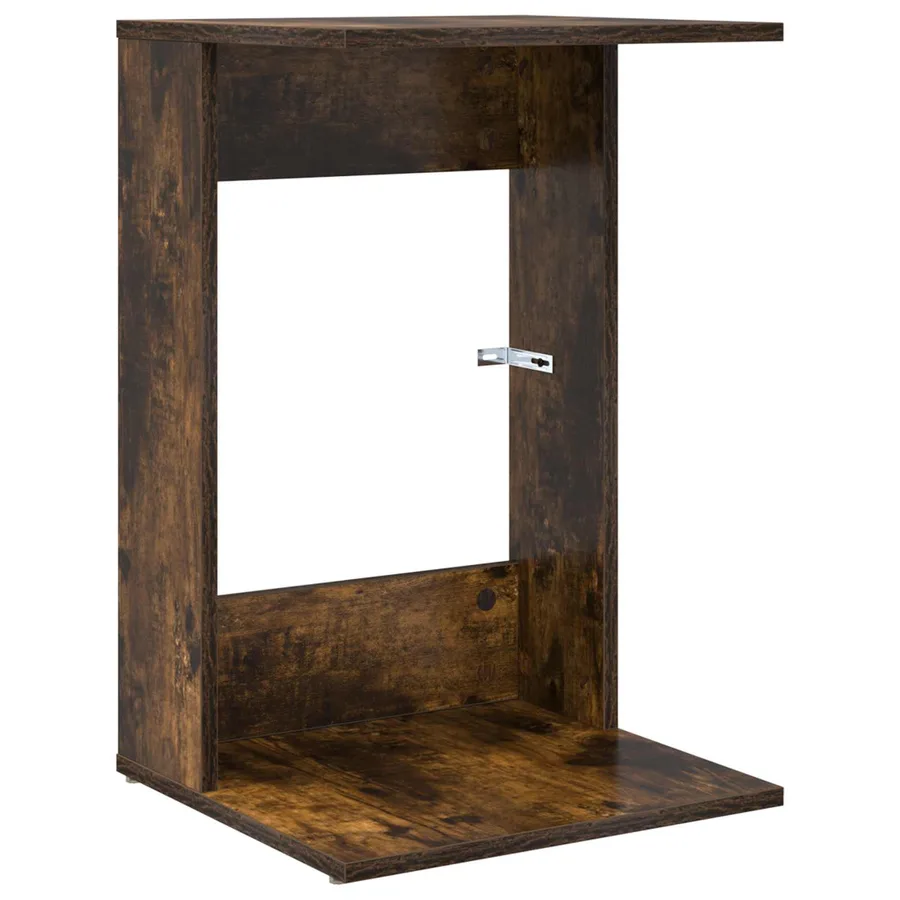 Table d'appoint Chêne fumé 40 x 38 x 62,5 cm Bois d'ingénierie - 2