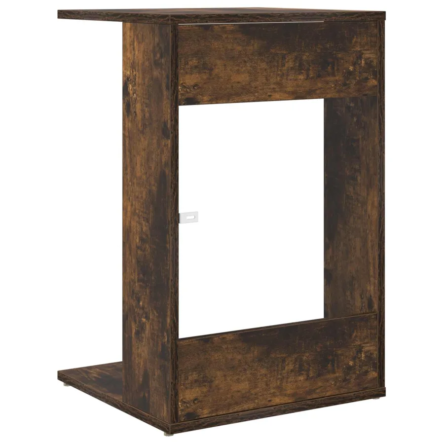Table d'appoint Chêne fumé 40 x 38 x 62,5 cm Bois d'ingénierie - 7