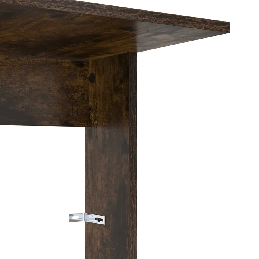 Table d'appoint Chêne fumé 40 x 38 x 62,5 cm Bois d'ingénierie - 9