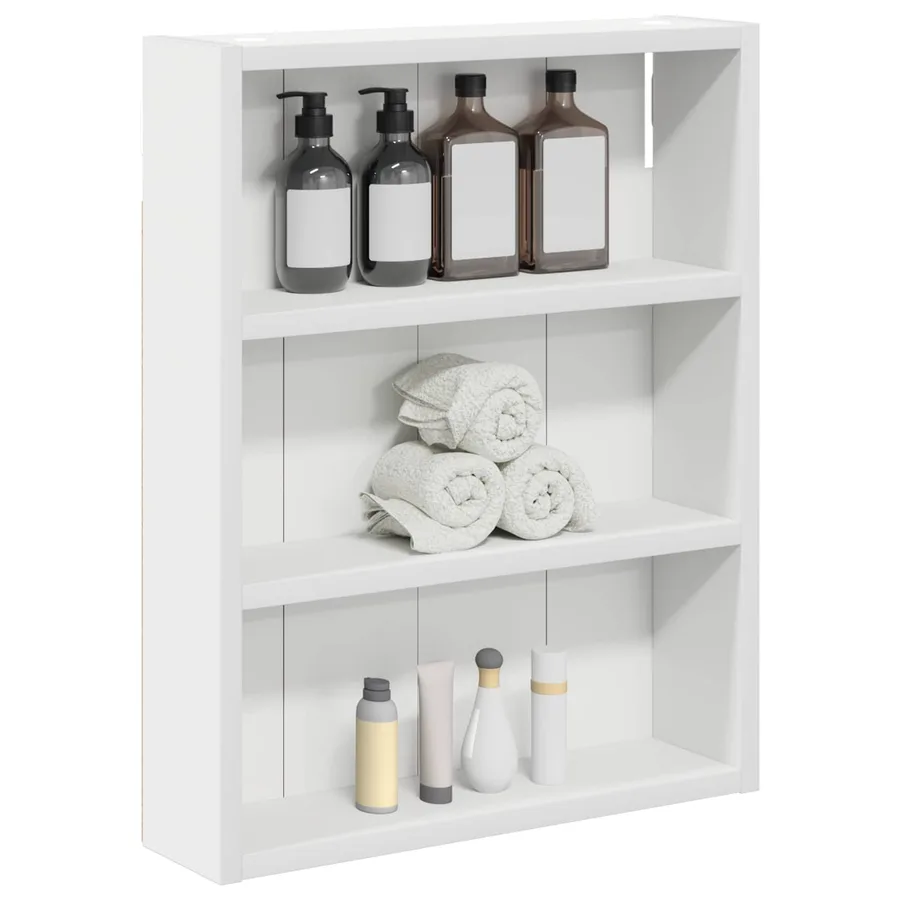 Armoire murale de salle de bain Blanc 40 x 10 x 50 cm - 3