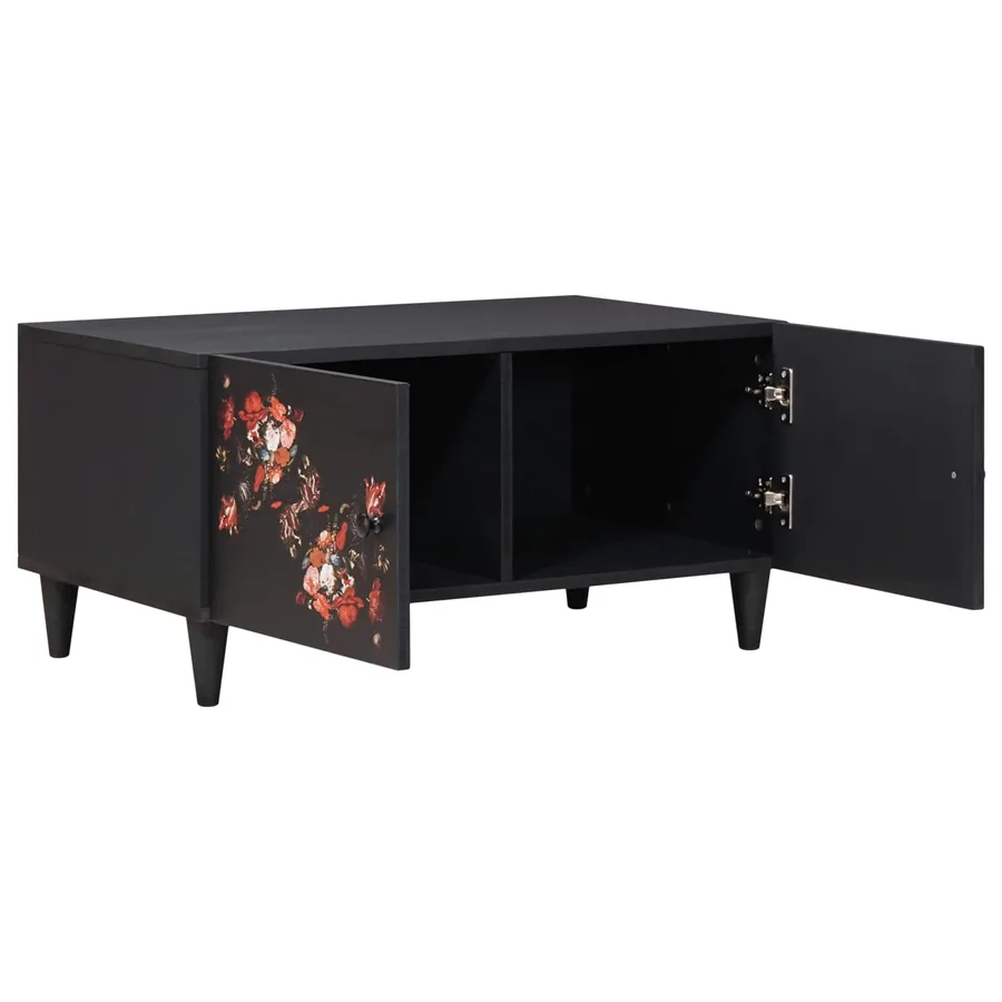 Table basse Multicolore 80 x 50 x 40 cm Bois de mangue massif - 2