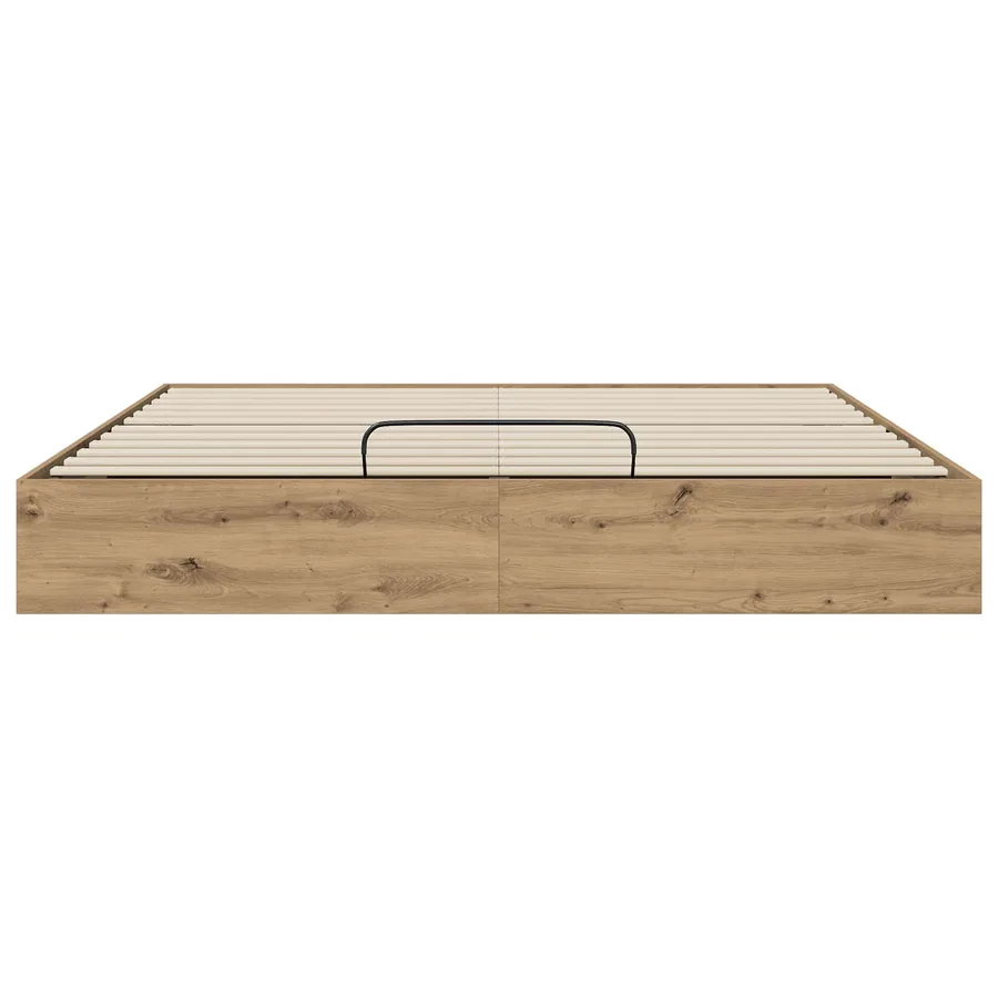 Cadre de lit ottoman Chêne artisan 203 x 180 x 25 cm - 5