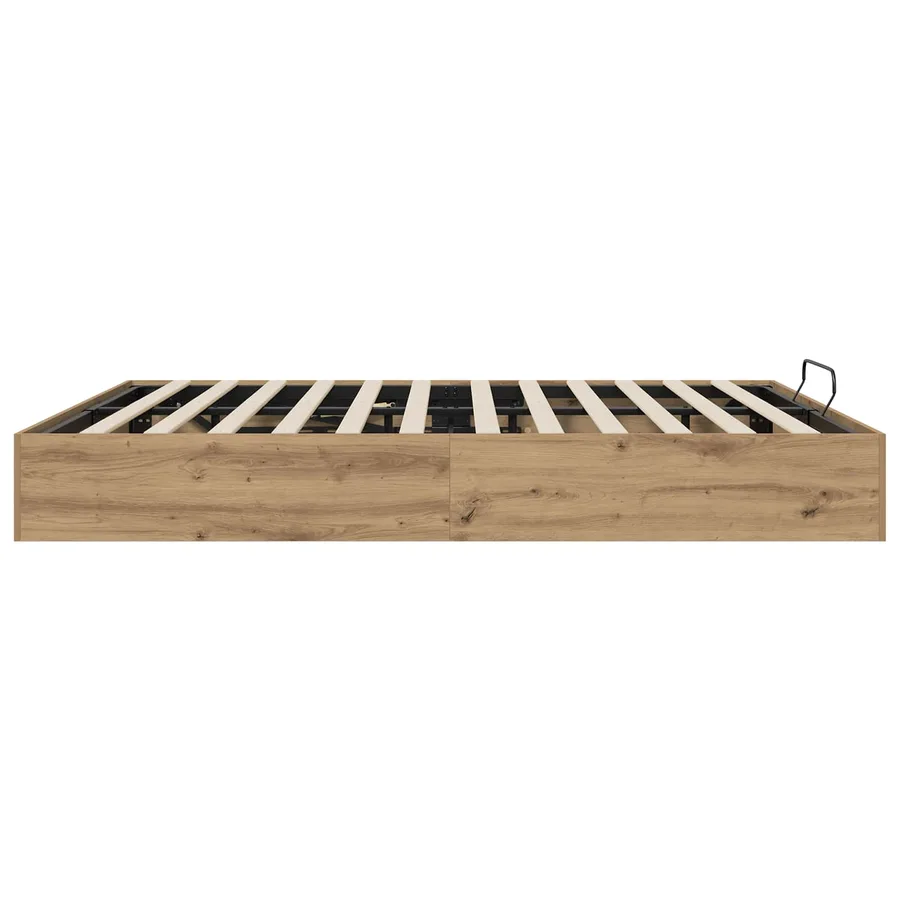 Cadre de lit ottoman Chêne artisan 203 x 180 x 25 cm - 6