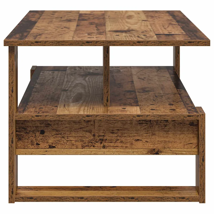 Table basse Bois ancien 90 x 50 x 40 cm Bois d'ingénierie - 6