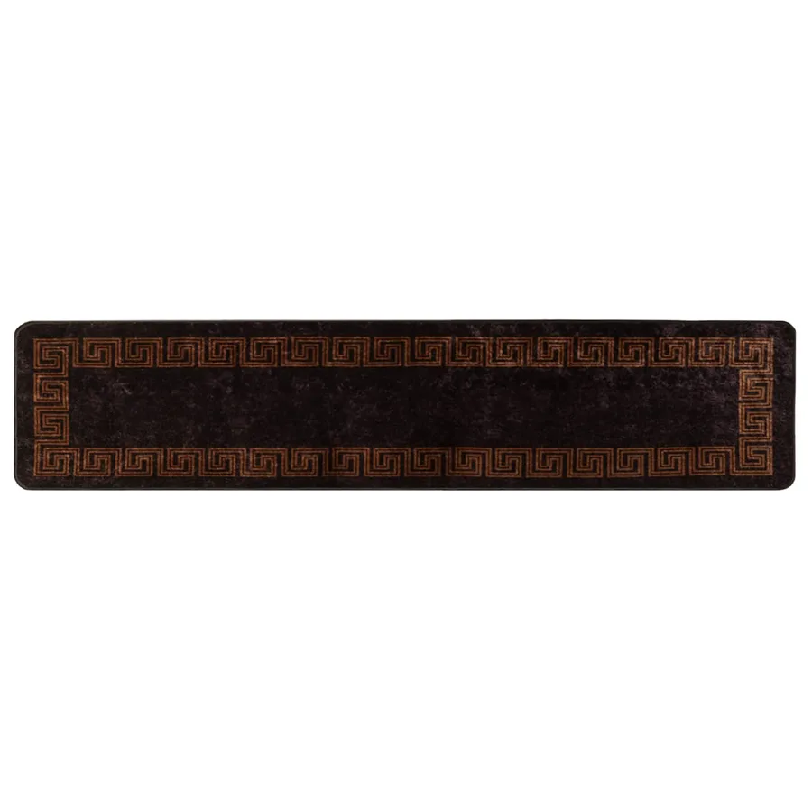 Coureur de Tapis MARSA Noir 80 x 450 cm Polyester et PVC - 2