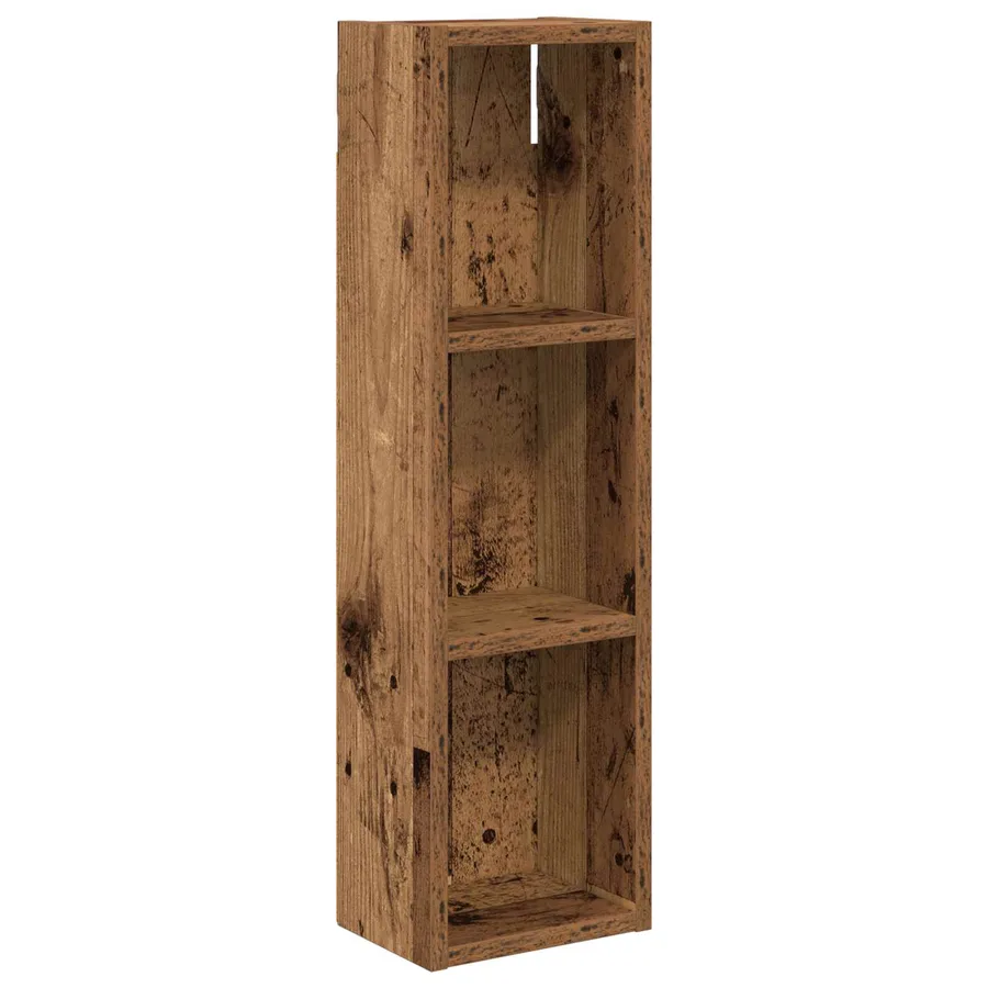 Armoire murale de salle de bain Bois ancien 20 x 14 x 70 cm - 2