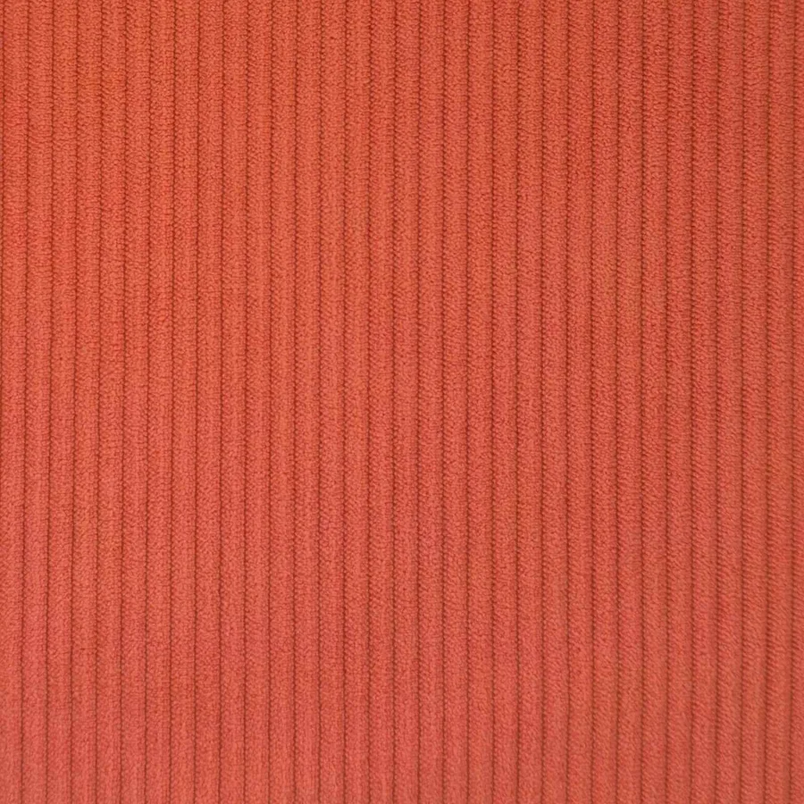 Chaise lounge avec jupe avec coussin 3 pcs Rouge orange - 10