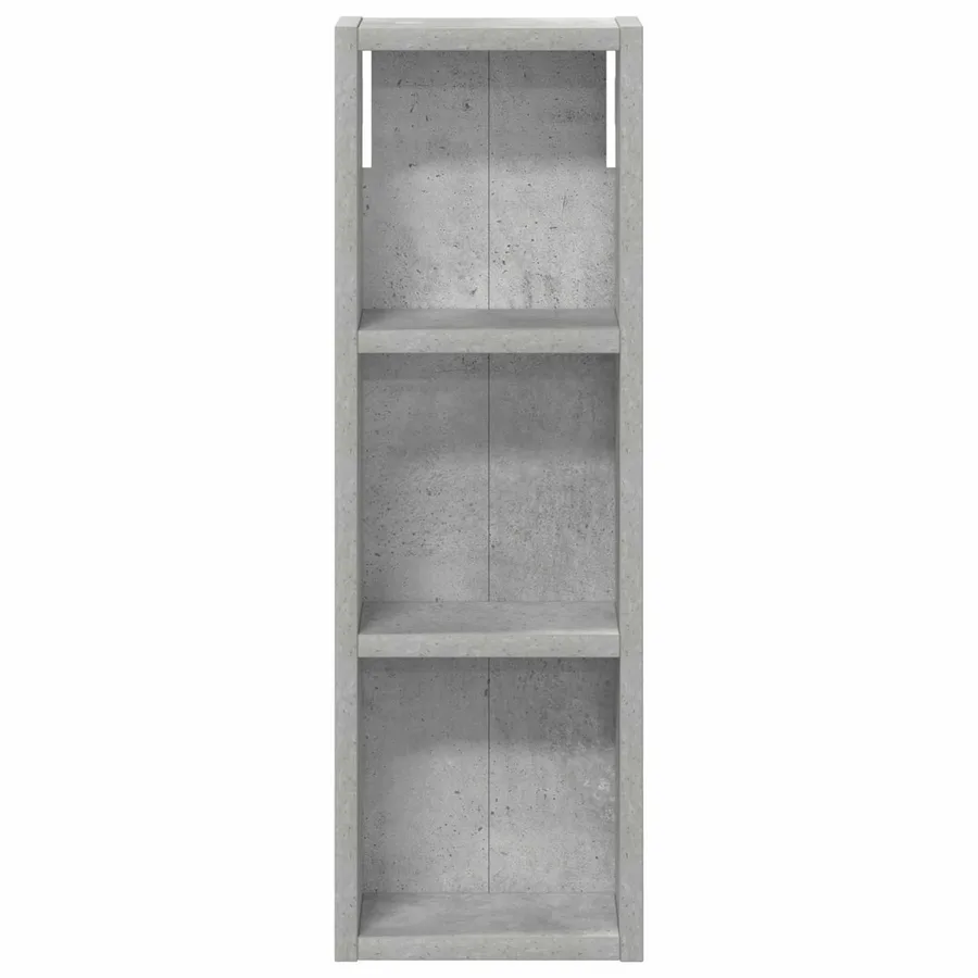 Armoire murale de salle de bain Gris Béton 20 x 10 x 60,5 cm - 6