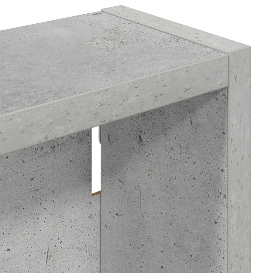 Armoire murale de salle de bain Gris Béton 20 x 10 x 60,5 cm - 9