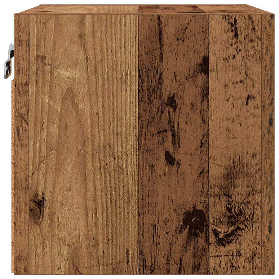 Meuble TV mural Bois ancien 30,5 x 30 x 30 cm Bois d'ingénierie - 7