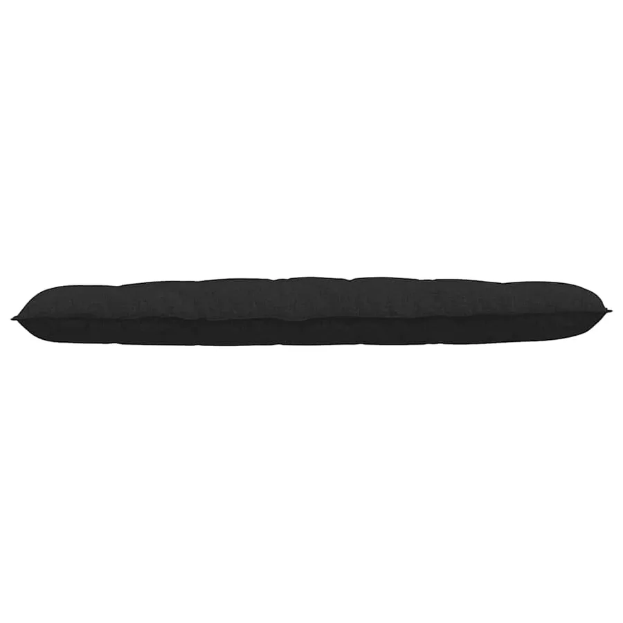 Coussin de Dos Noir 180 x 19 x 50 cm tissu - 5