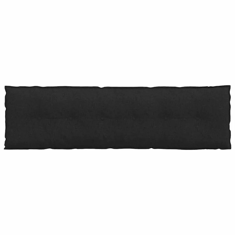 Coussin de Dos Noir 180 x 19 x 50 cm tissu - 6