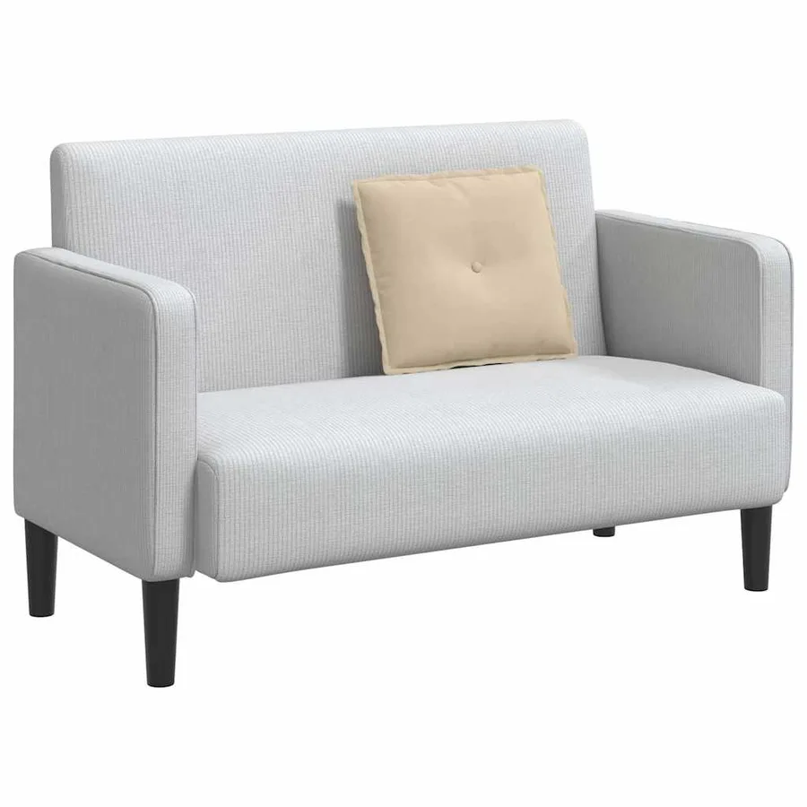 Coussin de Dos Crème 50 x 45 cm Tissu en microfibre - 3
