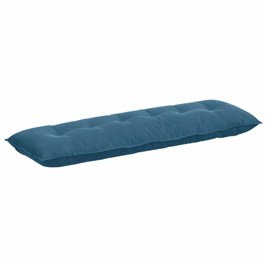 Coussin de Dos Bleu 160 x 50 cm Tissu en velours côtelé - 2