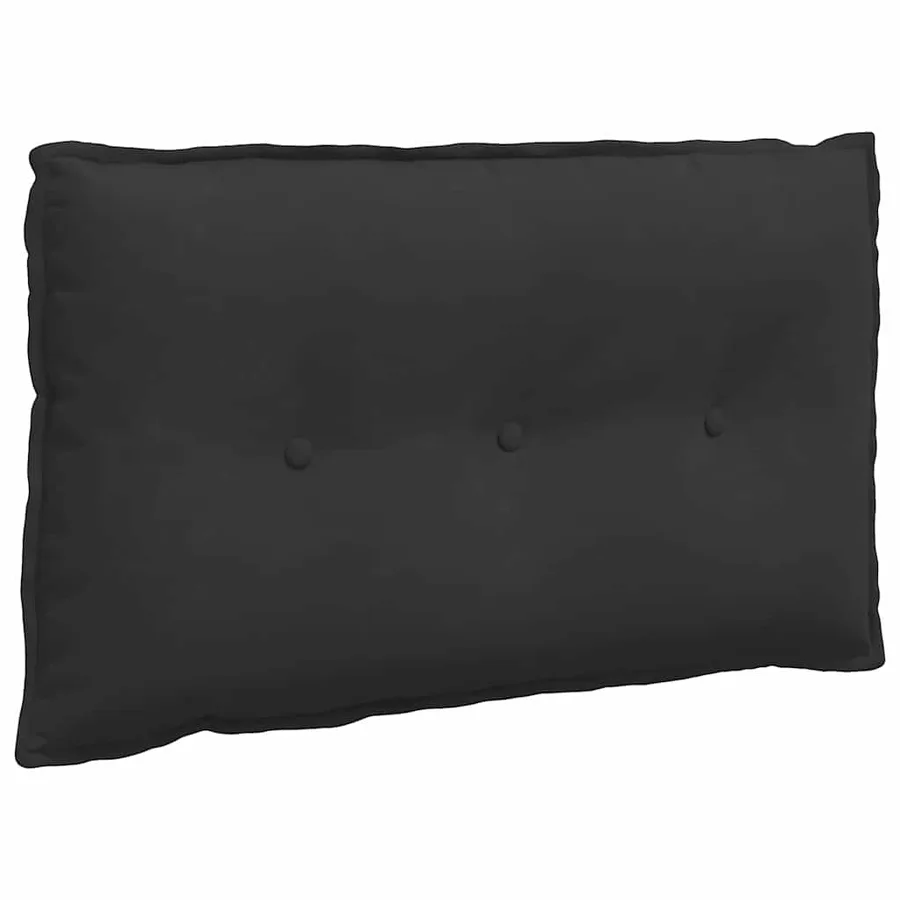 Coussin de Dos Noir 80 x 50 cm Tissu en microfibre - 2