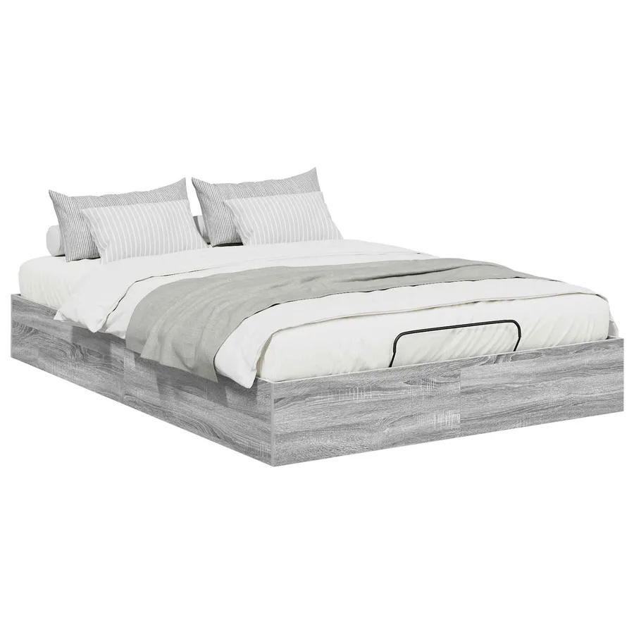 Cadre de lit ottoman Gris Sonoma 193 x 120 x 25 cm - 3