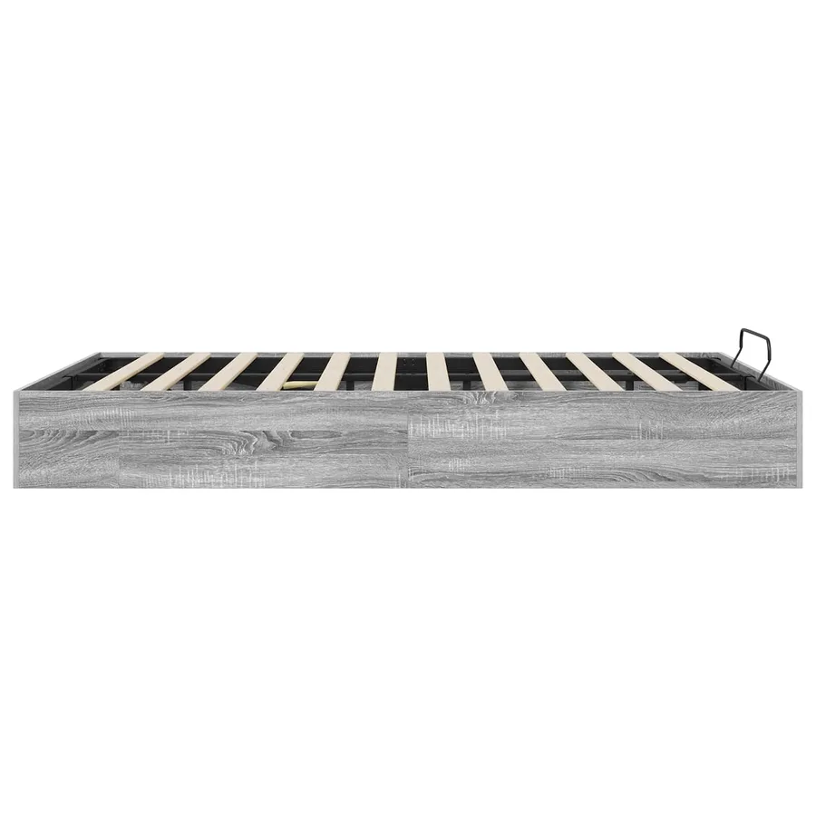 Cadre de lit ottoman Gris Sonoma 193 x 120 x 25 cm - 6