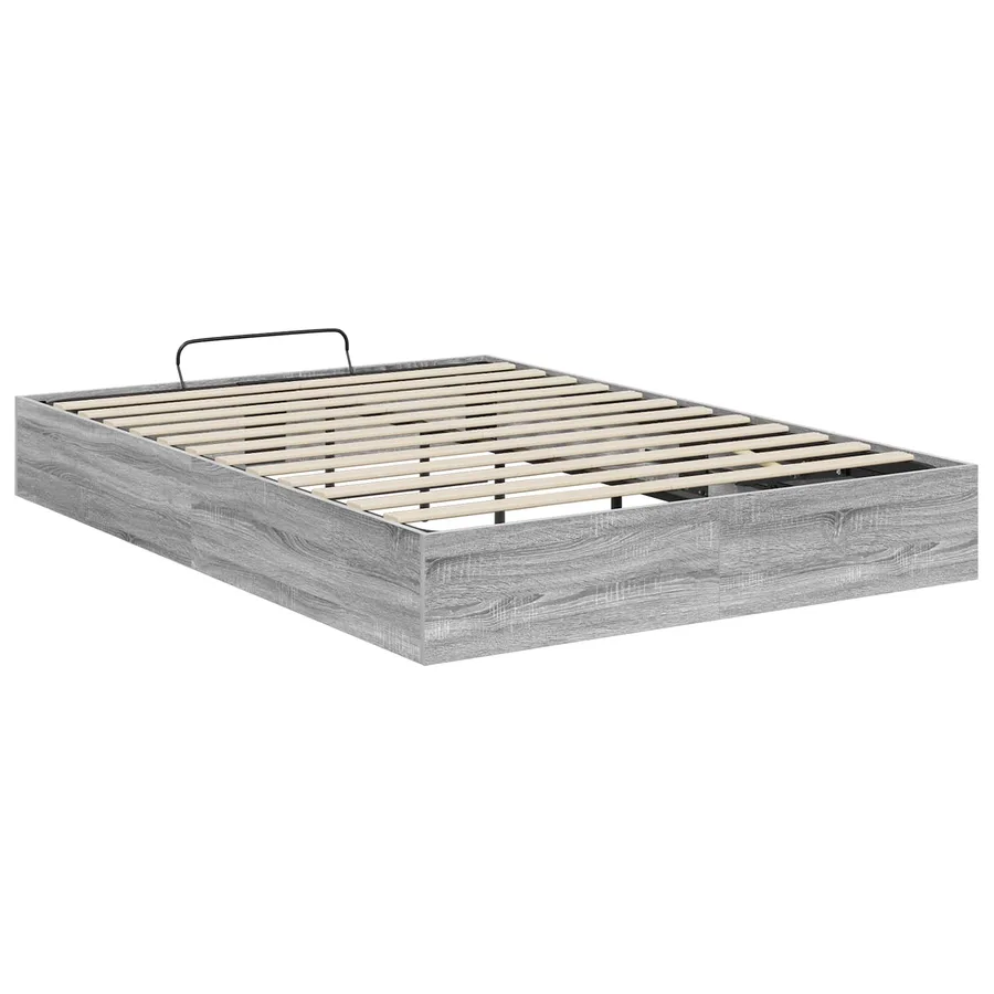 Cadre de lit ottoman Gris Sonoma 193 x 120 x 25 cm - 7