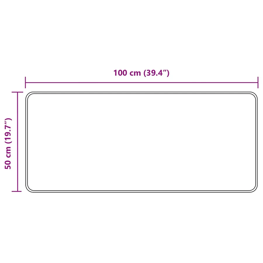 Coureur de Tapis MARSA Beige 50 x 100 cm Polyester et PVC - 7