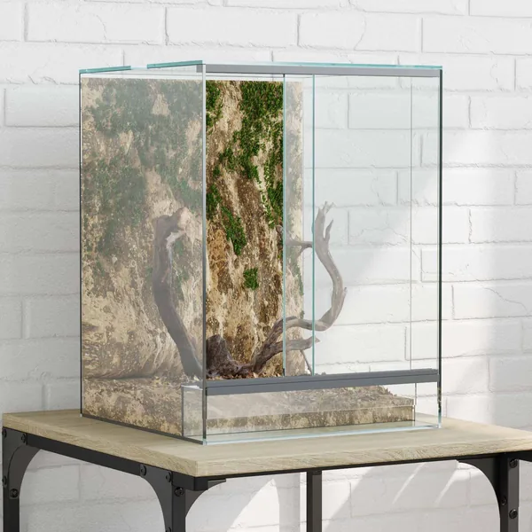 Terrarium avec stockage Transparent 30 x 30 x 40 cm Verre
