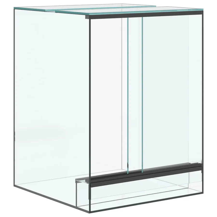 Terrarium avec stockage Transparent 30 x 30 x 40 cm Verre - 2
