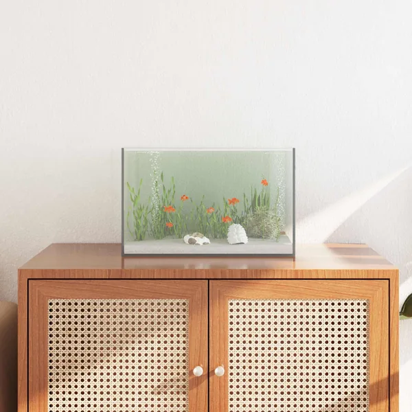 Aquarium avec stockage Transparent 40 x 25 x 25 cm Verre