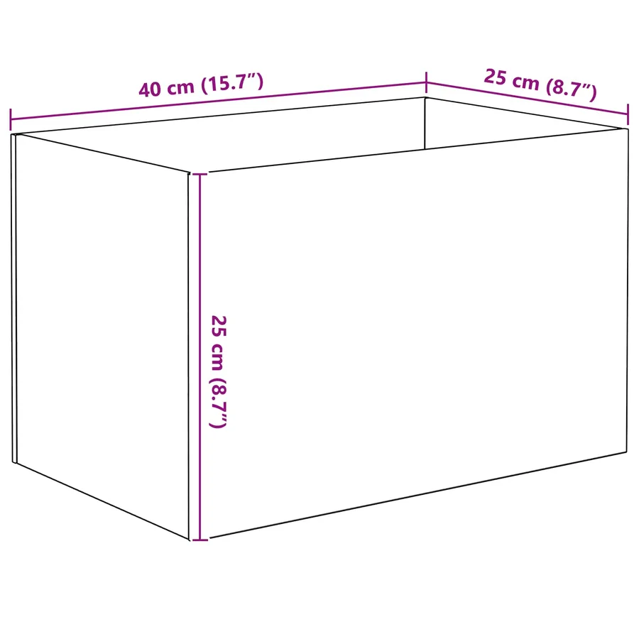 Aquarium avec stockage Transparent 40 x 25 x 25 cm Verre - 10