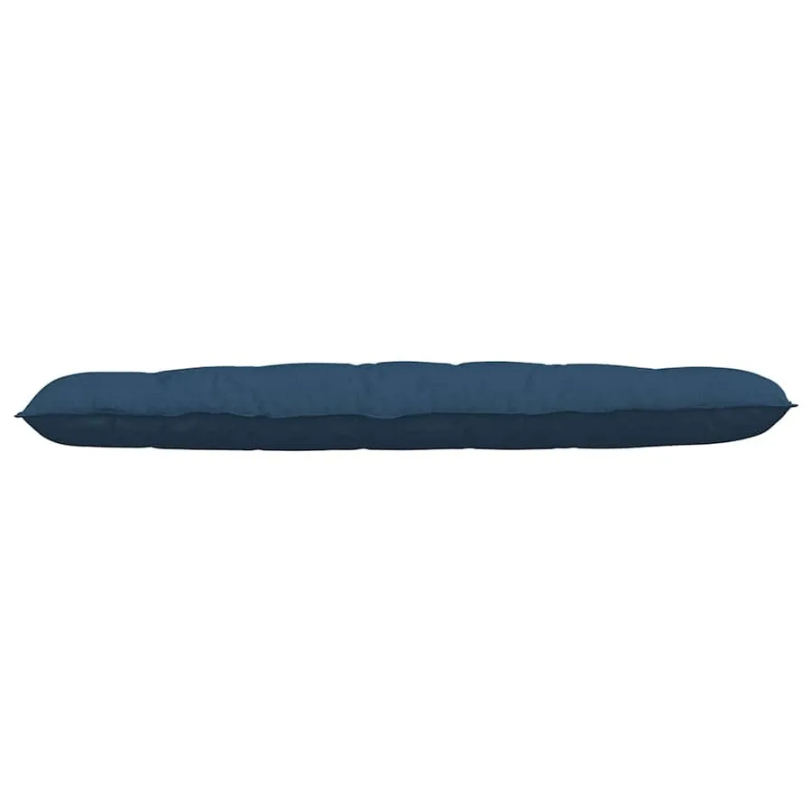Coussin de Dos Bleu 180 x 19 x 50 cm tissu - 5