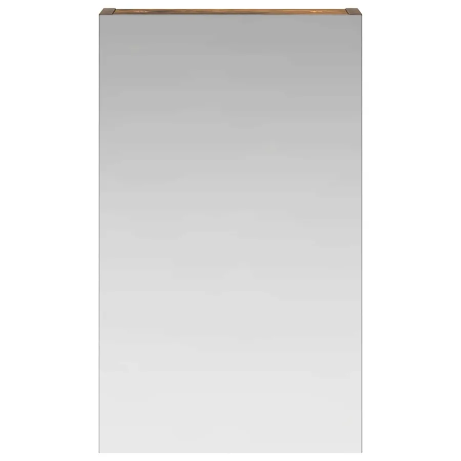 Armoire Miroir de Salle de Bain Chêne fumé 30 x 10,5 x 50 cm - 5