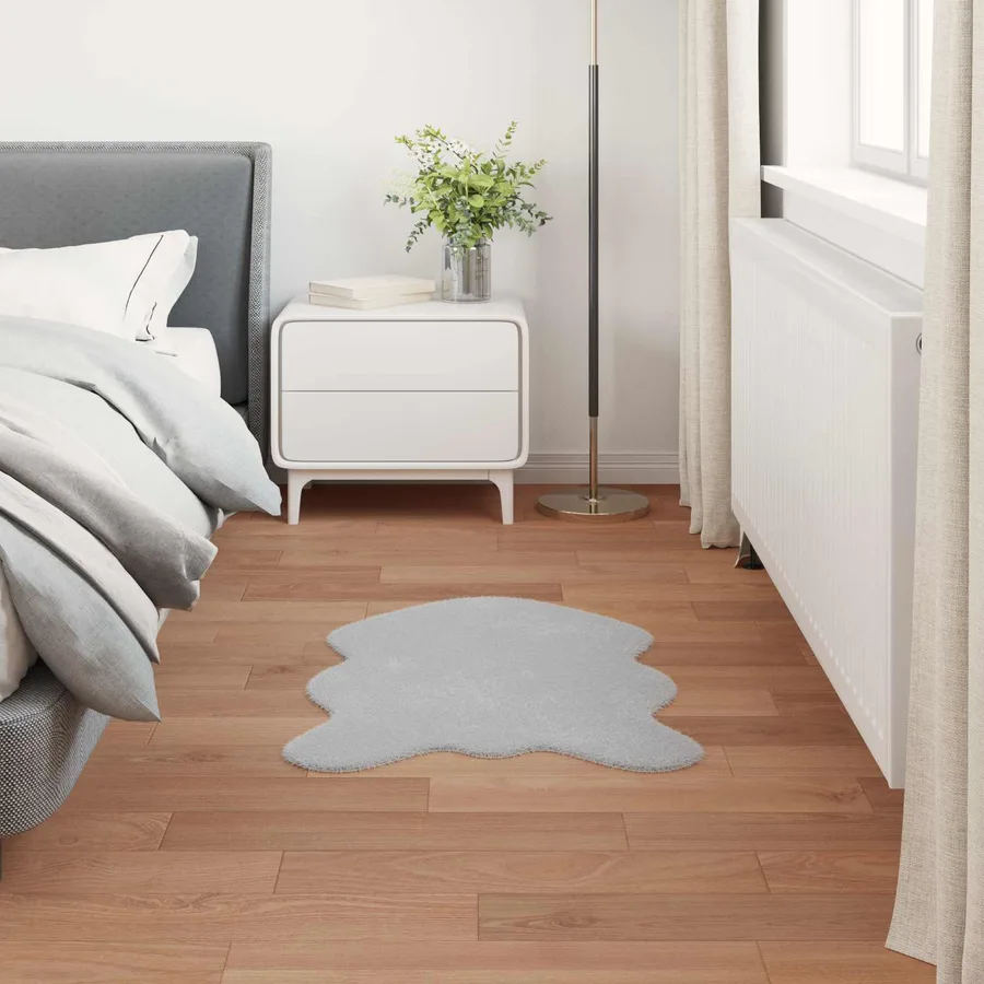 Tapis antidérapant en fausse de lapin OLITE Gris 80 x 120 cm - 4
