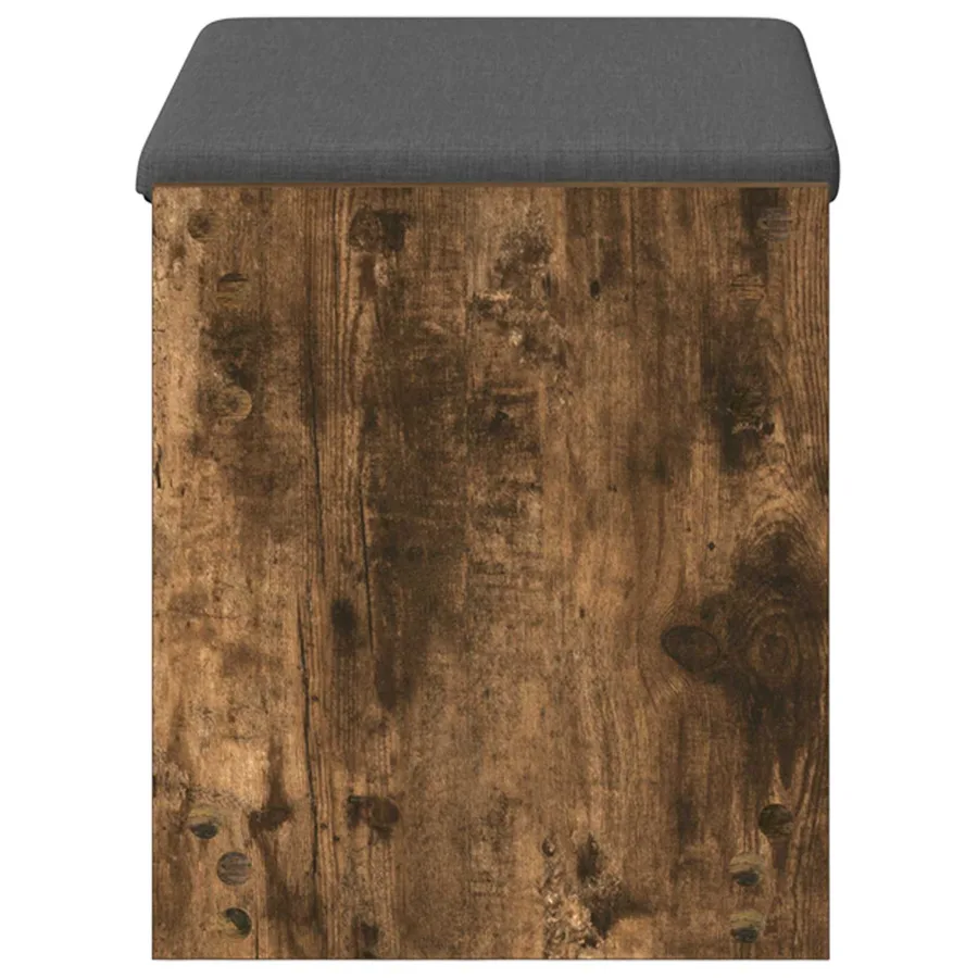 Banc d'entrée avec coussin Chêne Fumé 63 x 38 x 45 cm - 6